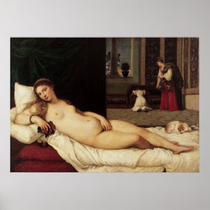 Venus of Urbino Titian 1538 Venice Poster