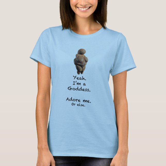 Venus of Willendorf T-Shirt (Front)