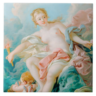 Venus on the Waves by François Boucher Tile