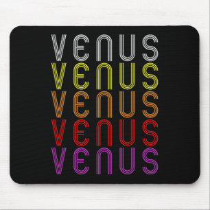 Venus Planet Retro Vintage Astronomy T-Shirt Mouse Pad
