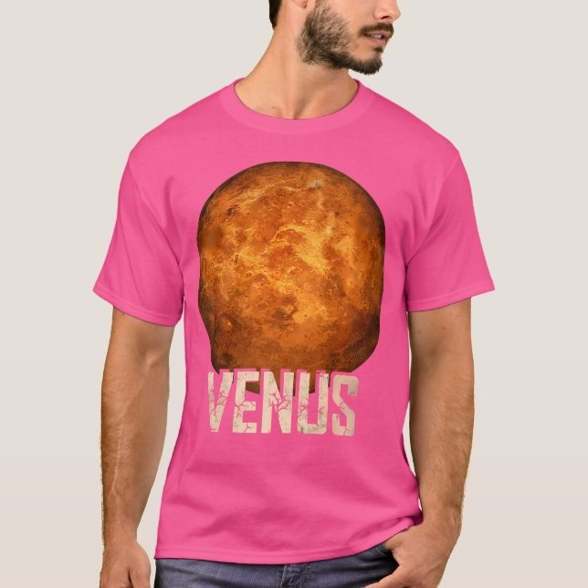 Venus Planet Solar System Astronomy T-Shirt (Front)
