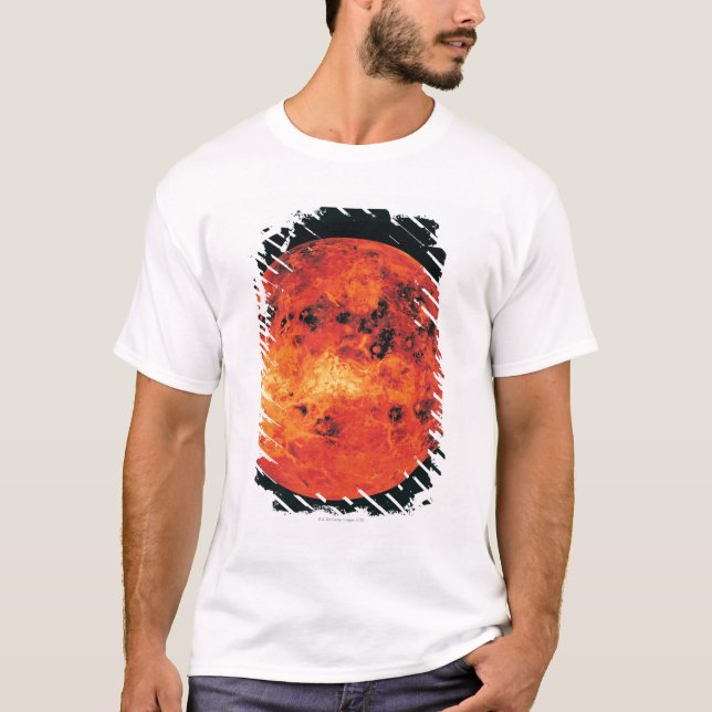 Venus, Radar Map T-Shirt (Front)