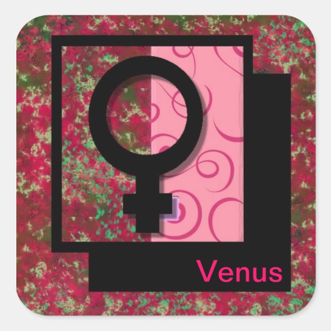 Venus Square Sticker (Front)