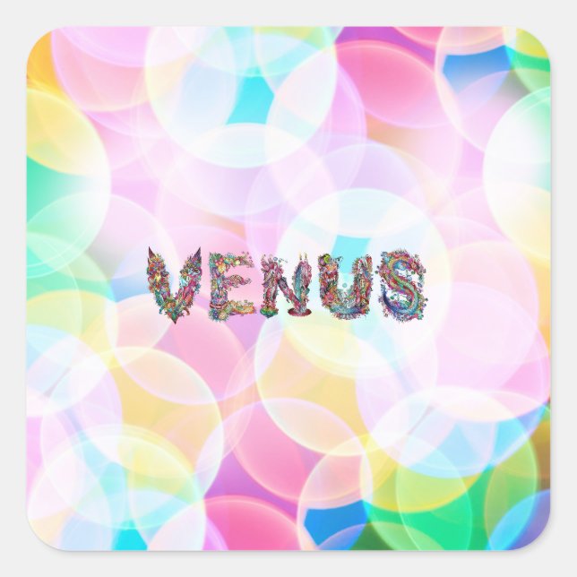 Venus Square Sticker (Front)