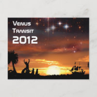 Venus Transit 2012 Postcard