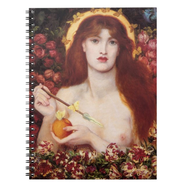 Venus Verticordia (by Dante Gabriel Rossetti) Notebook (Front)