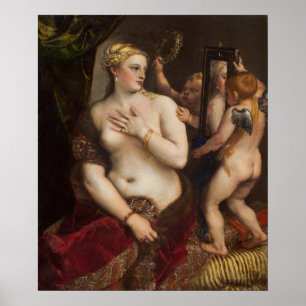 Venus with a Mirror by Titian - Poster