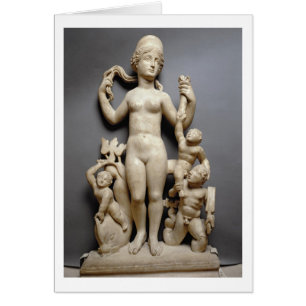 Venus with putti, a triton and a dolphin, Roman, 4