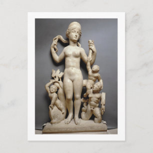 Venus with putti, a triton and a dolphin, Roman, 4 Postcard