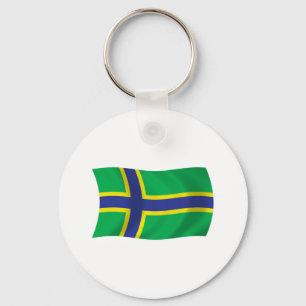 Vepsians Flag Keychain