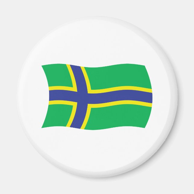 Vepsians Flag Magnet (Front)