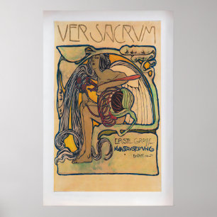 Ver Sacrum by Koloman Moser Vintage Vienna Poster