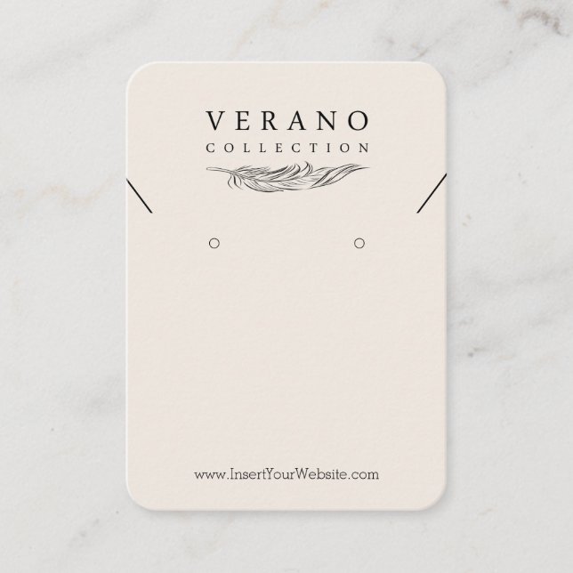 Verano Mighty Combo Vertical Business Card (Front)