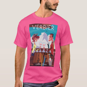 Verbier Ski Poster T-Shirt