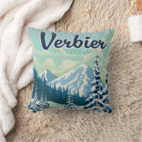 Verbier Switzerland Travel poster