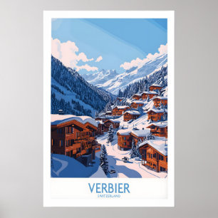 Verbier Travel Poster 1