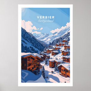 Verbier Travel Print 1