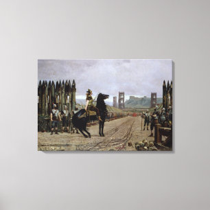 Vercingetorix before Caesar, 52 BC, 1886 Canvas Print