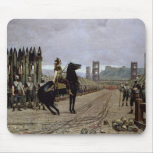 Vercingetorix  before Caesar, 52 BC, 1886 Mouse Pad