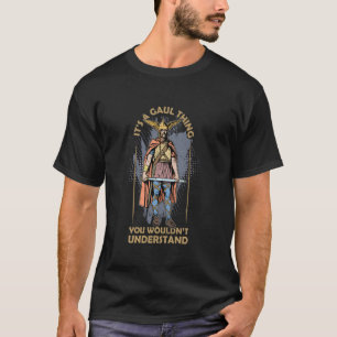 Vercingetorix military helmet mythology battle gau T-Shirt