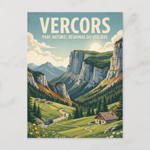 Vercors Regional Natural Park France Postcard