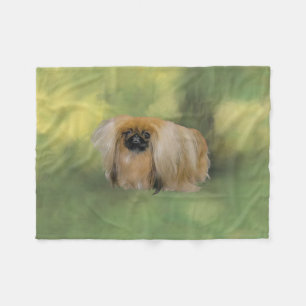 Verdant Beauty Fleece Blanket