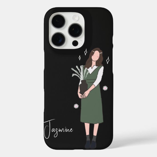 Verdant Blossom Customisable Case-Mate iPhone Case (Back)
