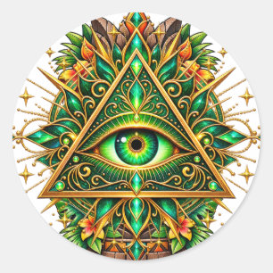 Verdant Brass Eye Sticker