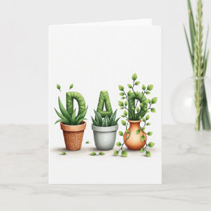 Verdant Dads Day Art Card
