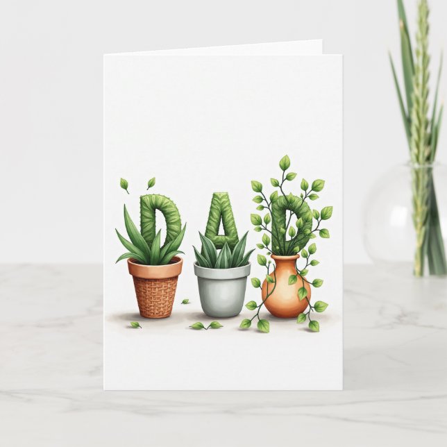 Verdant Dads Day Art Card (Front)