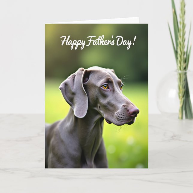 Verdant Dog Fathers Day Card (Front)