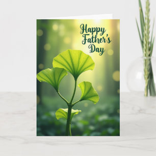 Verdant Fathers Day Leaves Card
