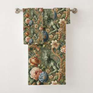 Verdant’s Wrath – Gothic Victorian Bath Towel Set