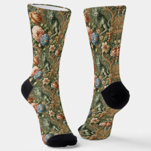 Verdant’s Wrath – Gothic Victorian Tapestry Socks