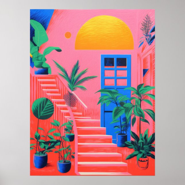 Verdant Steps: The Garden Abode Poster (Front)