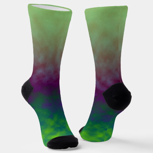 Verdant Veil Socks (Angled)