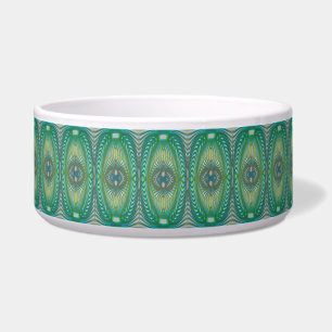 Verdant Vibes Illusion Dog Bowl
