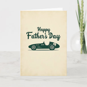 Verdant Vintage Fathers Day Card