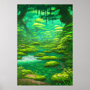 Verdant Wetlands Poster