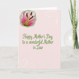 Verdant Wonderful Mothers Day Card