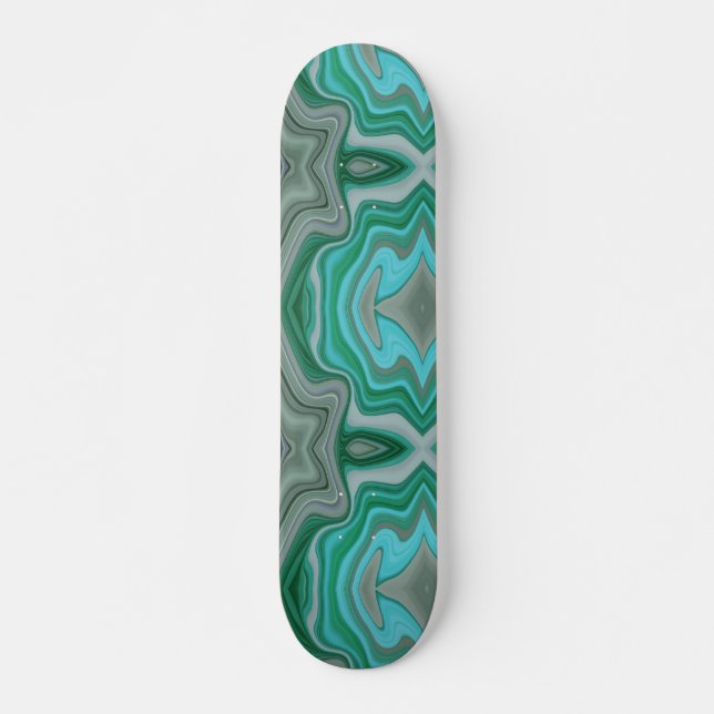  verde con turquesa skateboard (Front)