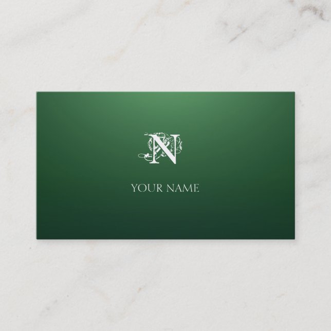 Verde Nouveau Business Card (Front)