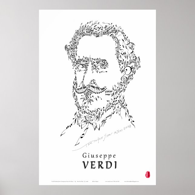 Verdi Face the Music Poster (Front)