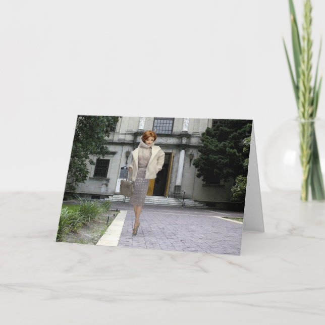 Verdi, Julia Ideson Library in  Houston, Texas Card (Front)