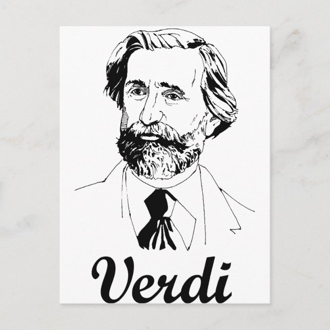 Verdi Postcard (Front)