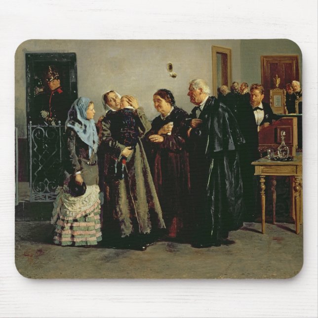 Verdict, 'Not Guilty', 1882 Mouse Pad (Front)