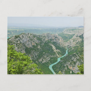 Verdon canyon Provence France Postcard