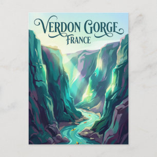 Verdon Gorge France Postcard