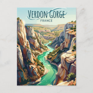 Verdon Gorge France Postcard