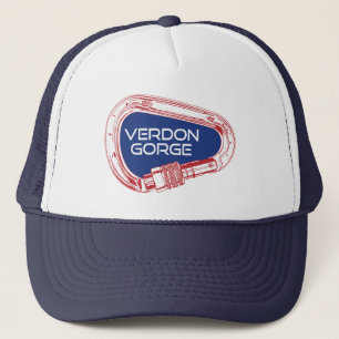 Verdon Gorge France Rock Climbing Carabiner Trucker Hat